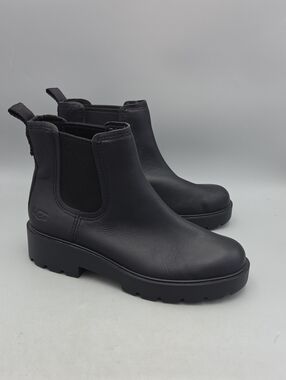 Ugg Women’s Markstrum Black Leather Chelsea Boots Size 8.5 Ankle Booties